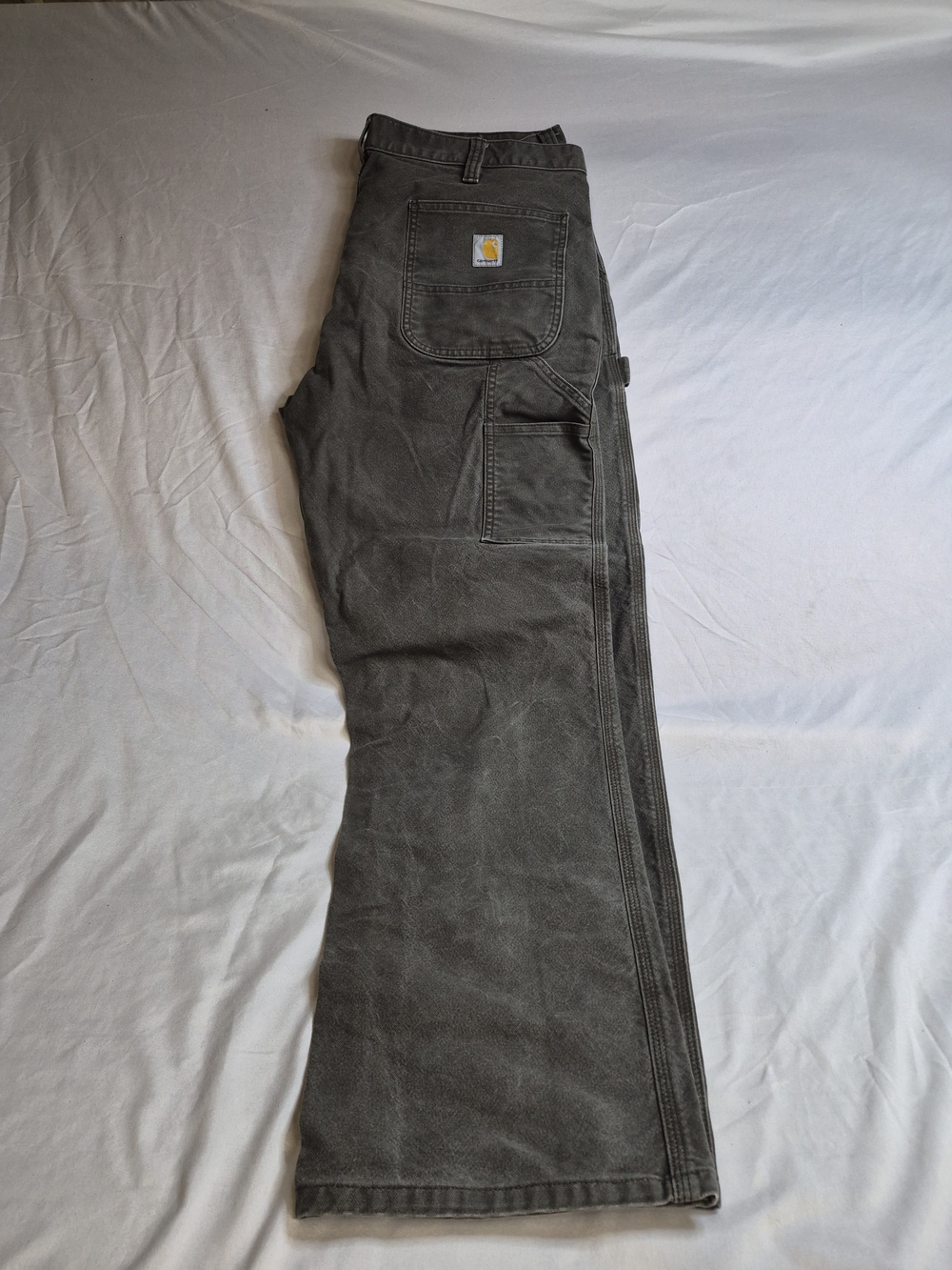 Carhartt Men's Brown Work Pants - Durable Utility Trousers